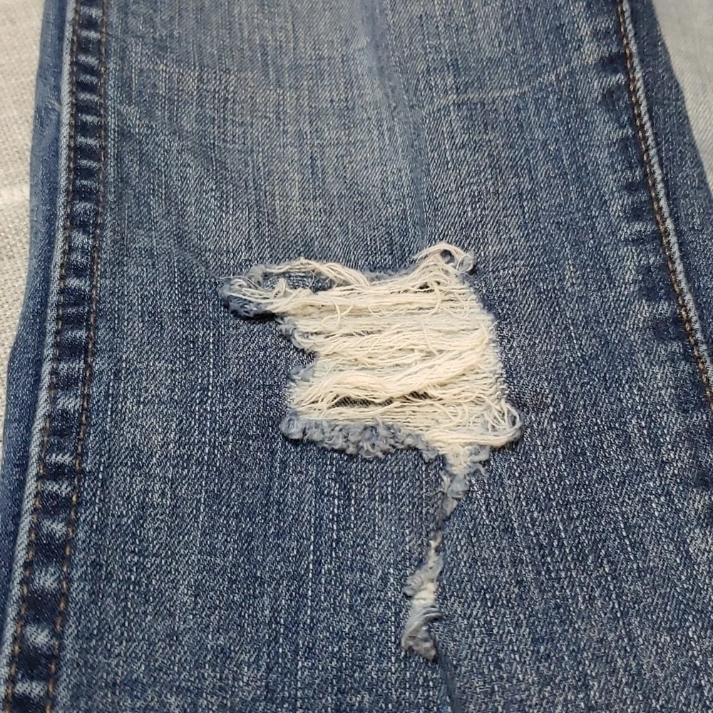 Madewell Curvy High-Rise Skinny Jeans: Drop Step-Hem,Size 24